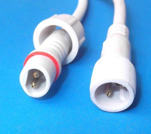 深圳市健宏科技 产品供应 供应2芯防水连接器/led户外防水